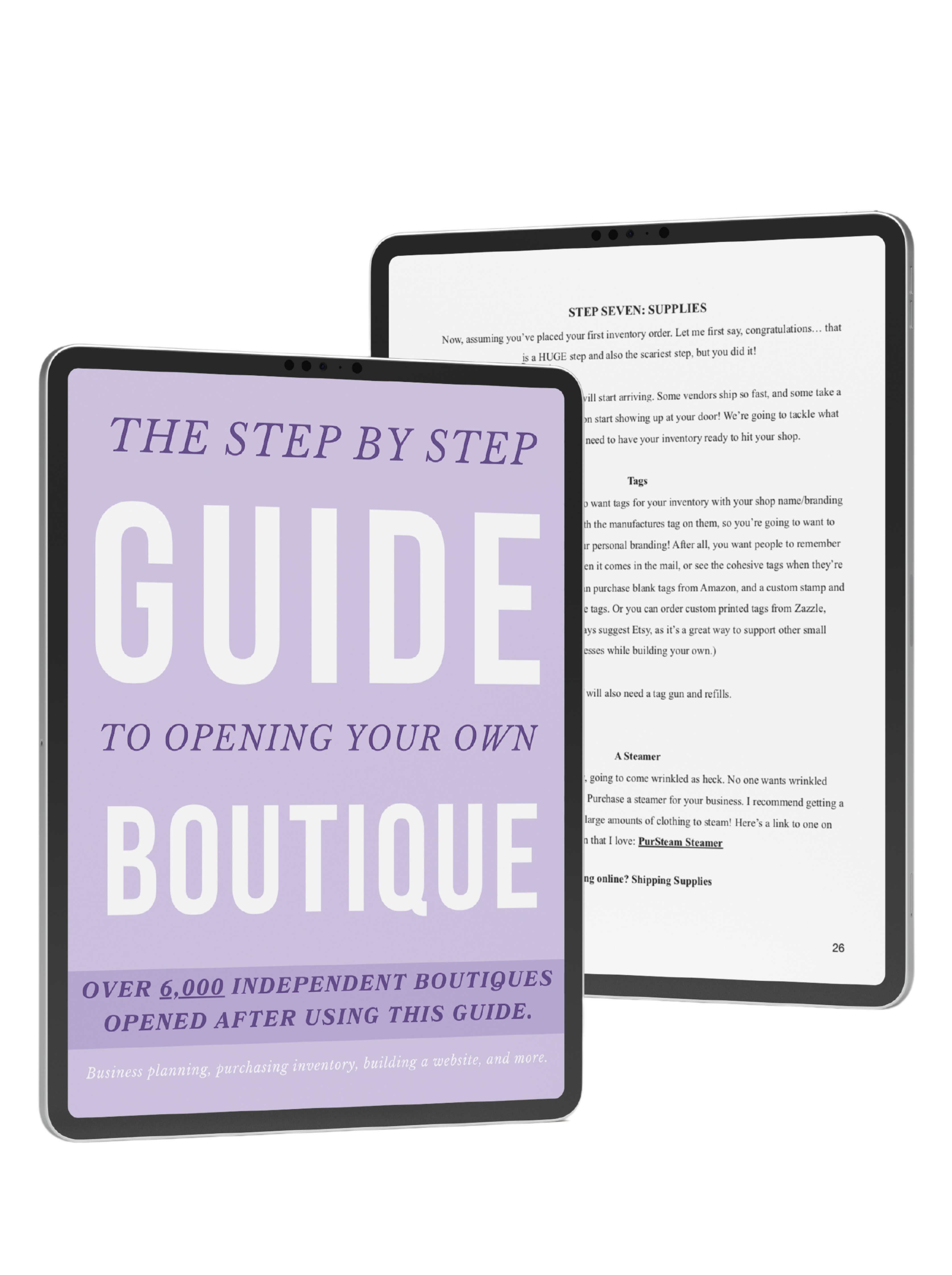THE STEP BY STEP BOUTIQUE GUIDE